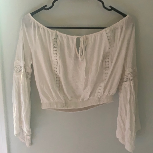 cropped, Lacey blouse - Picture 1 of 1